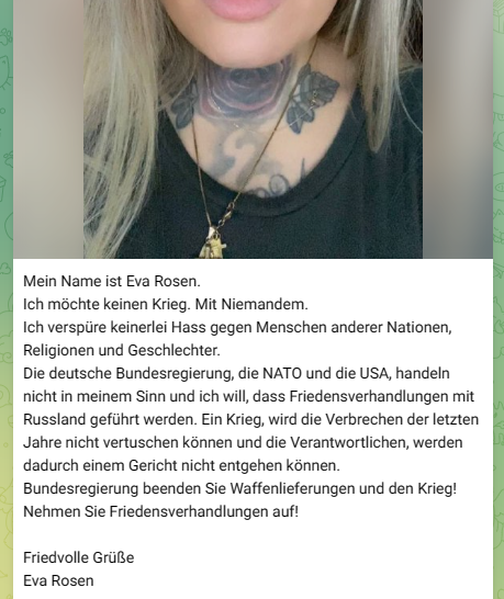 Dummplunze #EvaRosen will mal wieder was.