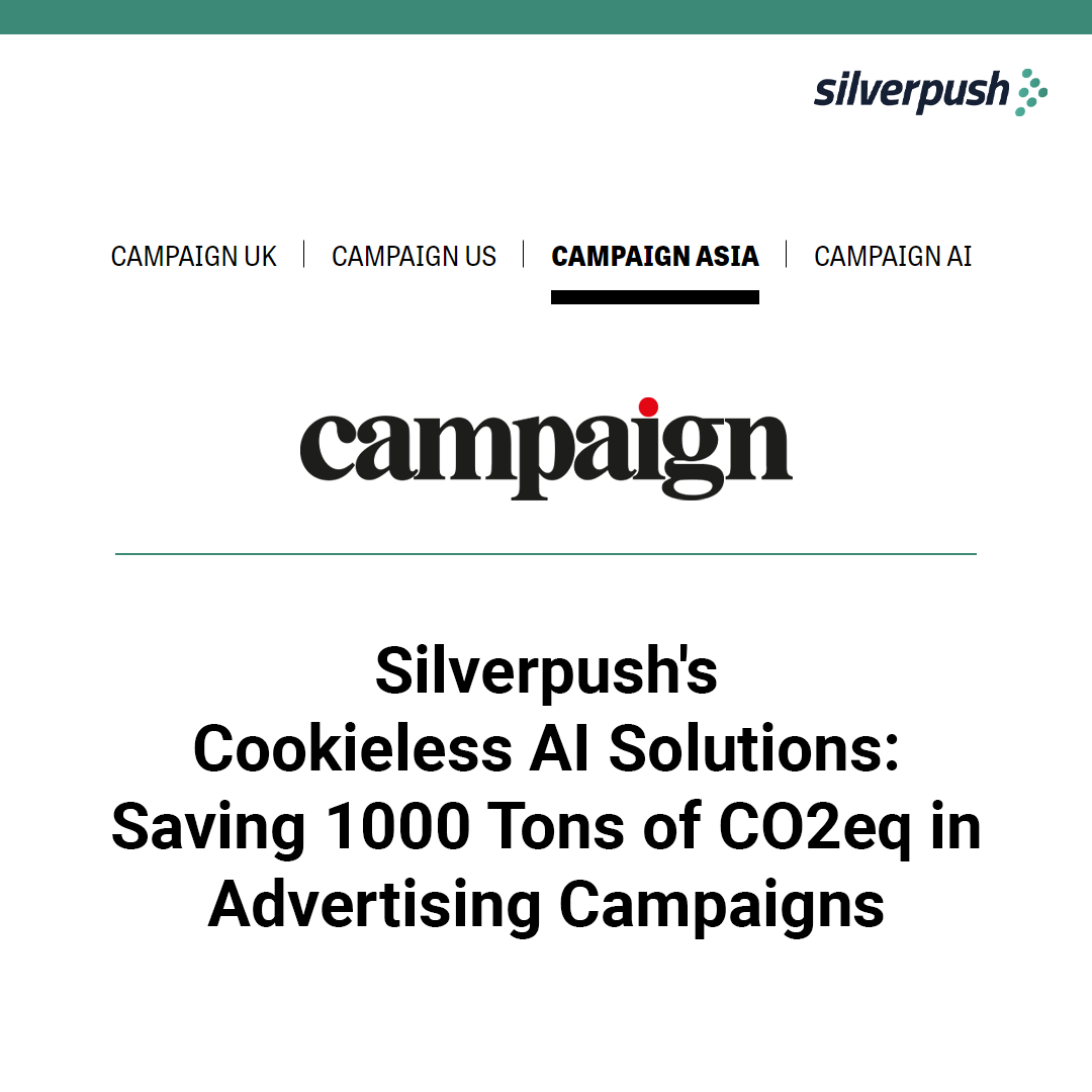 SilverPush's tweet photo. Silverpush's #Cookieless AI Solutions: Making a Positive Impact on the Environment.
Join us in the fight against climate change by choosing more efficient and sustainable advertising campaigns
#Campaignasia: https://t.co/nrFbcthsvr
#adtech #adtechmarket #ai #ml #tech https://t.co/Kd5s72HdVO
