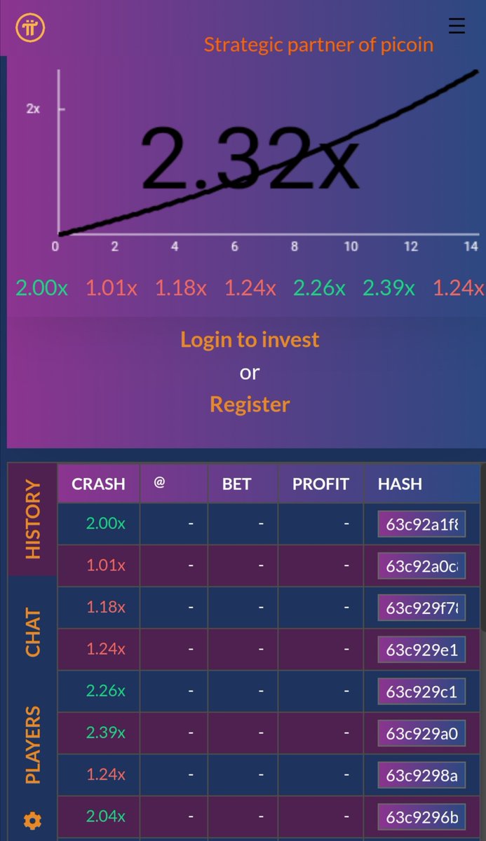 nonymoushack's tweet photo. Is this gambling game interesting?
$PI #Anonymous #Gamblegame #PiNetwork #Pioneers https://t.co/GA2tFrDzCX