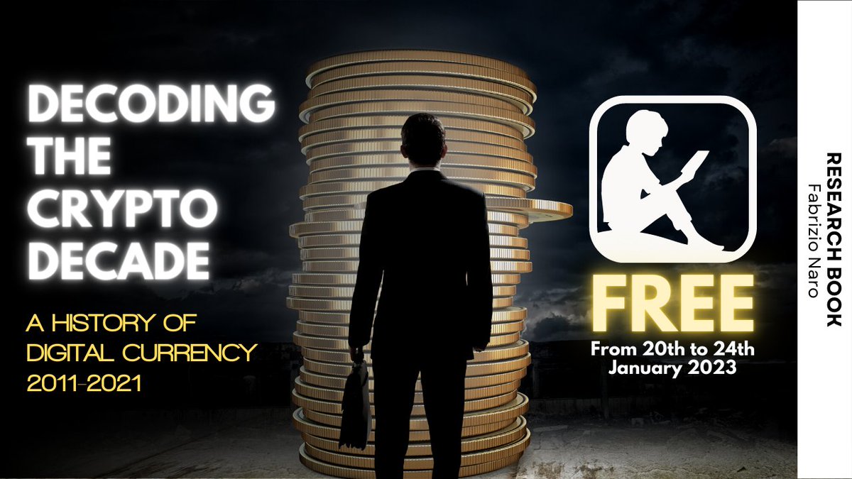 36hoursdaily's tweet photo. 🔓Unlock the secrets of the #cryptocurrency world! My new book delves into the history of #crypto from 2011 to 2021. 

📔Get it for free on Kindle from @amazon until January 24th, 2023! 

👉🏼Get it for free https://t.co/vDMRXOAAto
#blockchain #bitcoin #KindleUnlimited #kindle https://t.co/xfpicwxvh9