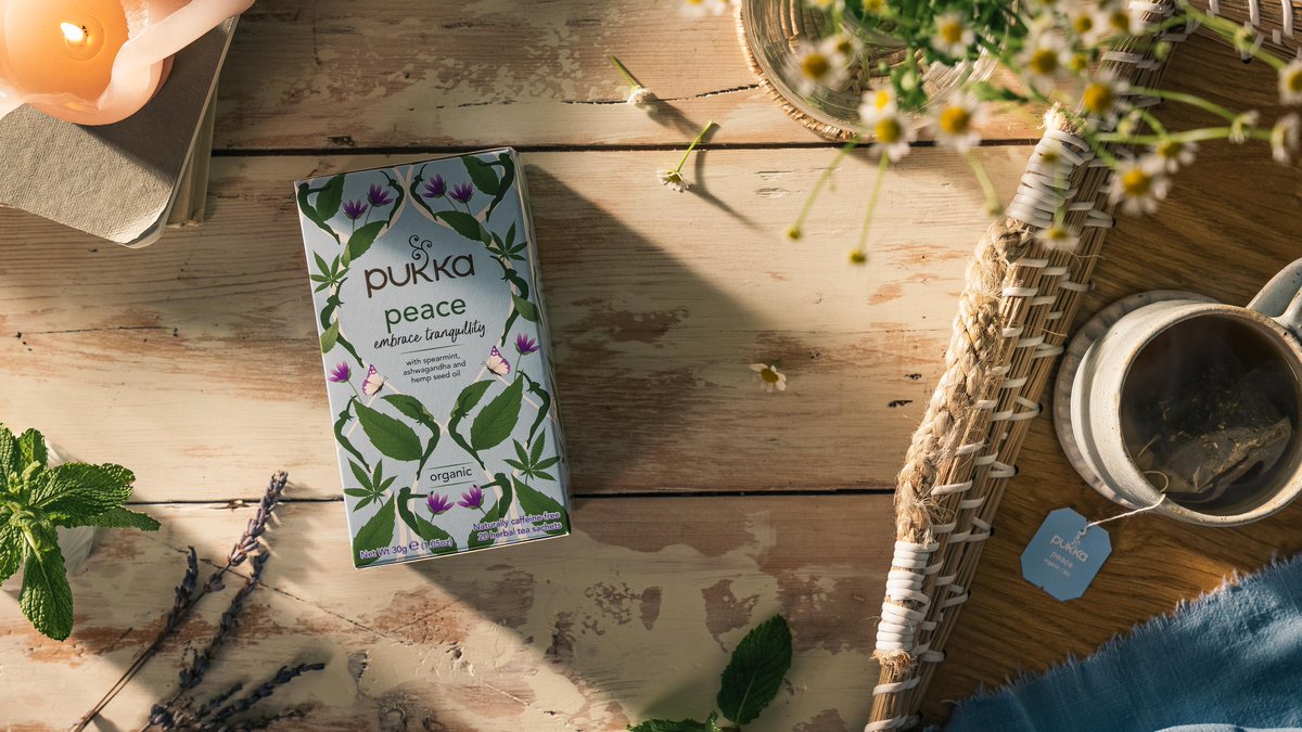 A reminder to enjoy a moment of tranquility with our delicious and calming blend, Peace tea 😌🌿 Crafted with nature's relaxing herbs including chamomile, lavender and ashwagandha to support your natural response to life's pressures ☕ Shop here: spkl.io/60154wPVP