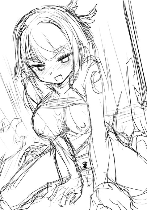 小南せんぱいと10本勝負して鍛えられるオッサムというらくがき 