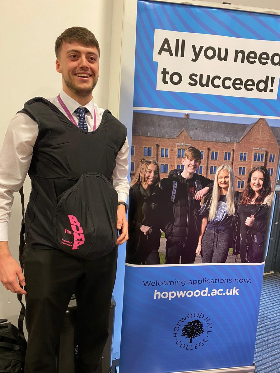 Our tutors Tracie and Alison are at <a href="/NewhouseAcademy/">Newhouse Academy</a>'s Futures Foundations event today talking about pathways into Education &amp; Childcare! 

School leavers can apply now for our full-time Education &amp; Childcare courses - click here for more information: hopwood.ac.uk/courses/educat…