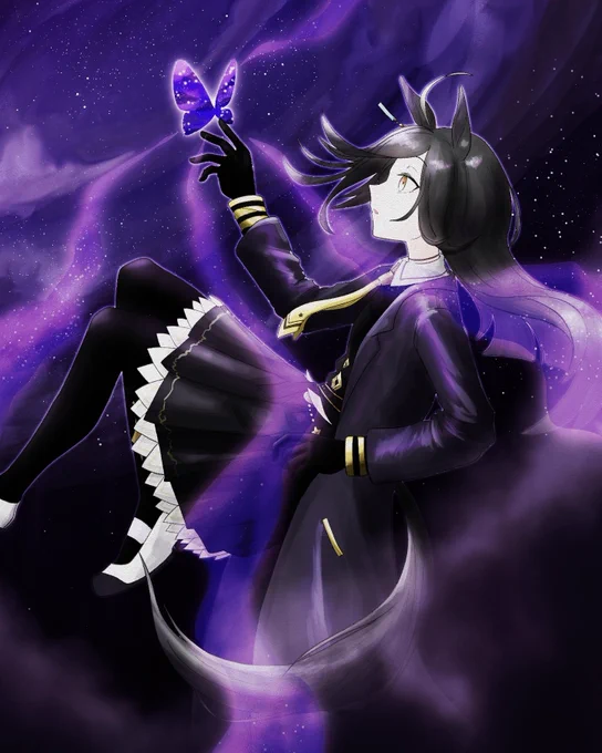 #フォロワー1万人以下の絵師が力作を投稿してたくさんのフォローを貰うタグ #ウマ娘カフェとマーチャン多めですけど!!!! 