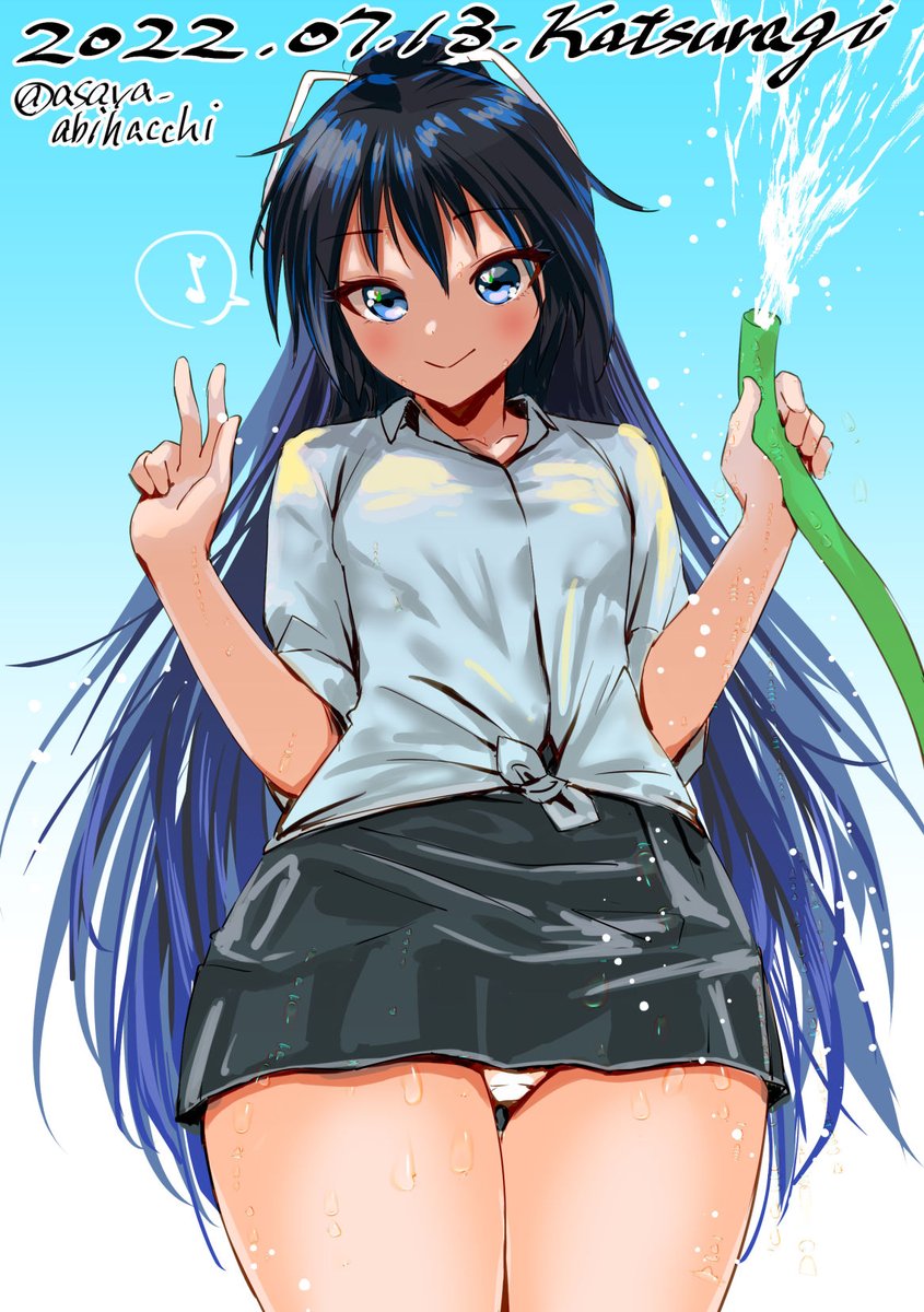 ずぶ濡れ葛城ちゃん

#艦これ #葛城 #葛城進水日2023 