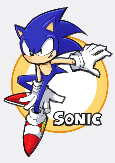 過去絵のソニックだとこのへんがすき 