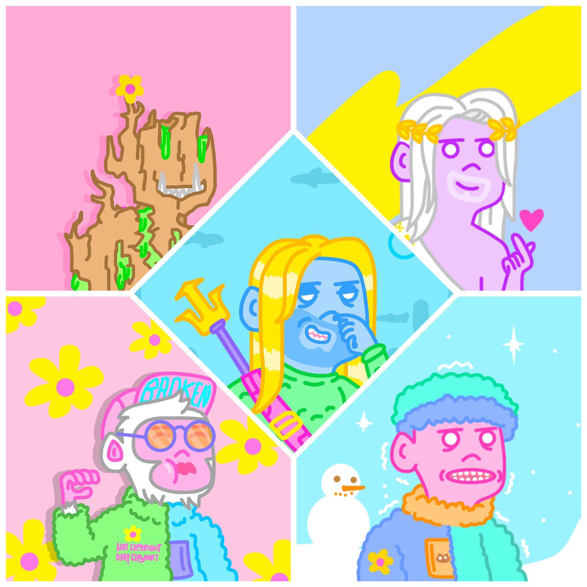 Sending redraw and fusion item to <a href="/JakeBalchNFT/">jakebalch.nft 💎💜</a> and @KruzMon88 🥳🌈❤️🌻

#NFTs #NFT #nftcollector #Warnah