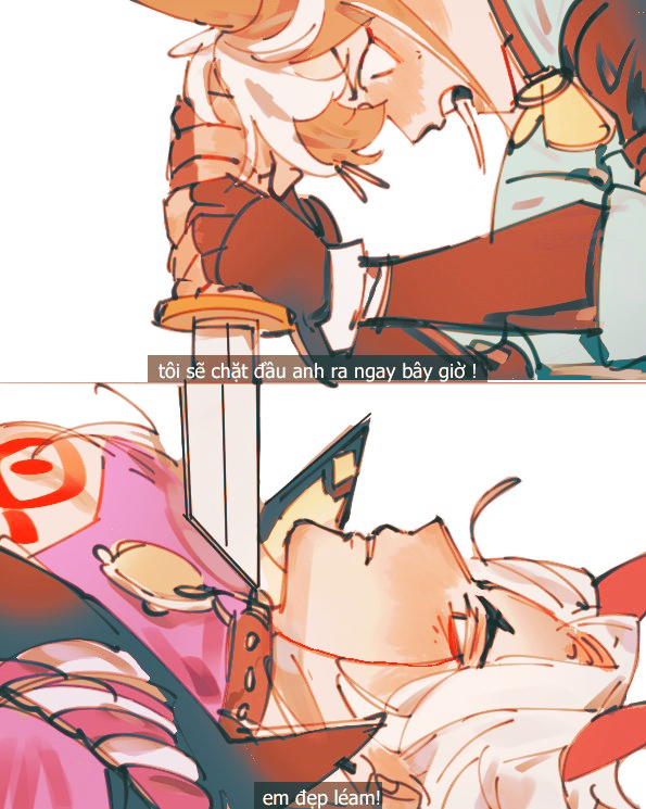 vvul_urohC's tweet photo. Gorou : " I'll cut off your Head ! "
Itto : " you're beautiful " https://t.co/GHAFZVmaf2