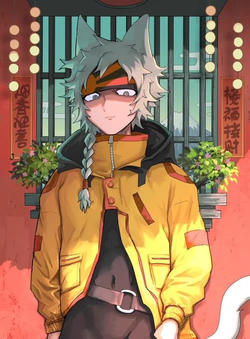#Gtsurius創作 昔描いた絵をリメイクしたら人相も変わった←今(2023) →過去(2019) 