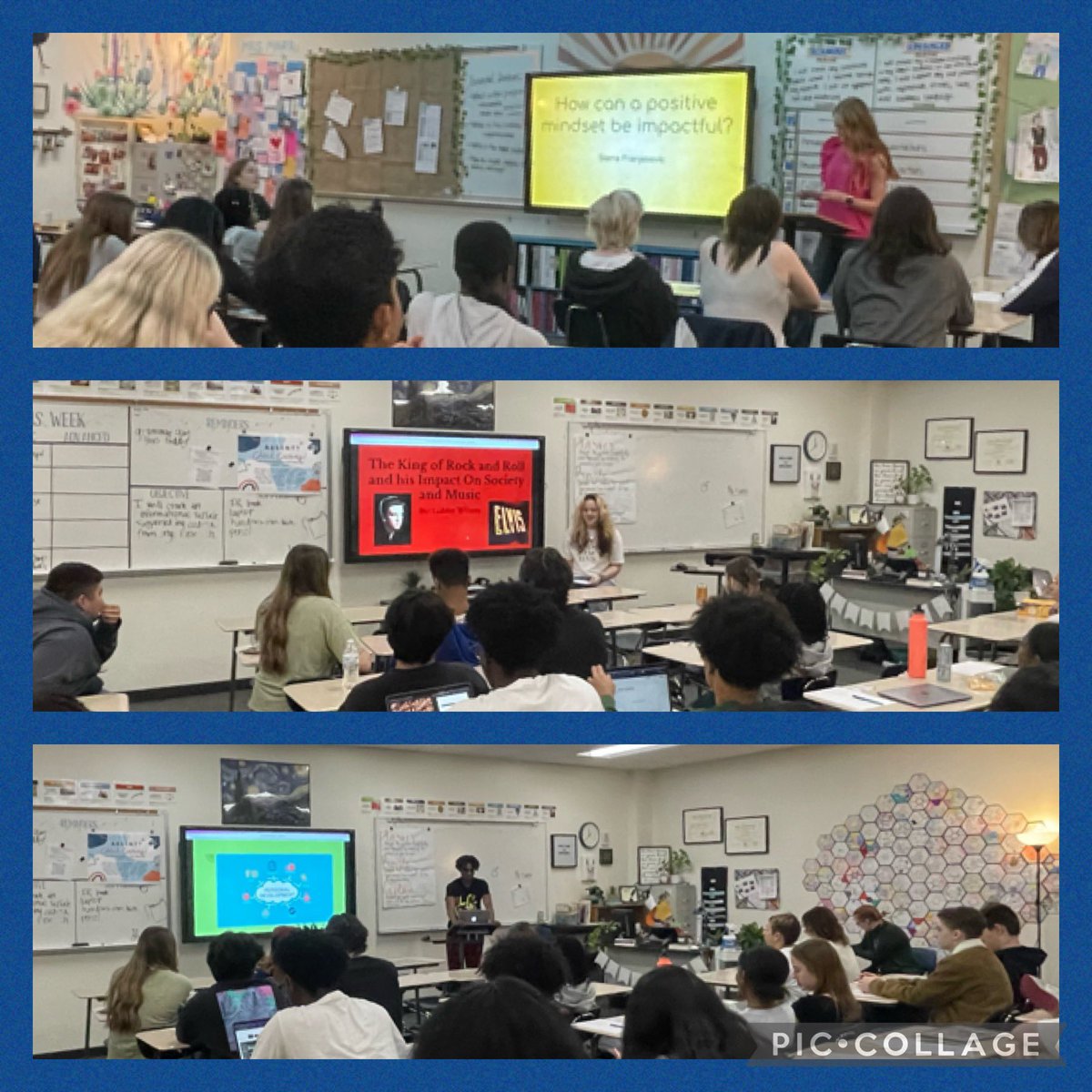 Great morning listening to <a href="/McKinneyNorthHS/">McKinney North HS</a> English II students present research via Ted Talks! Impressive, informative, and interesting! Thanks for the invite! #myMISD