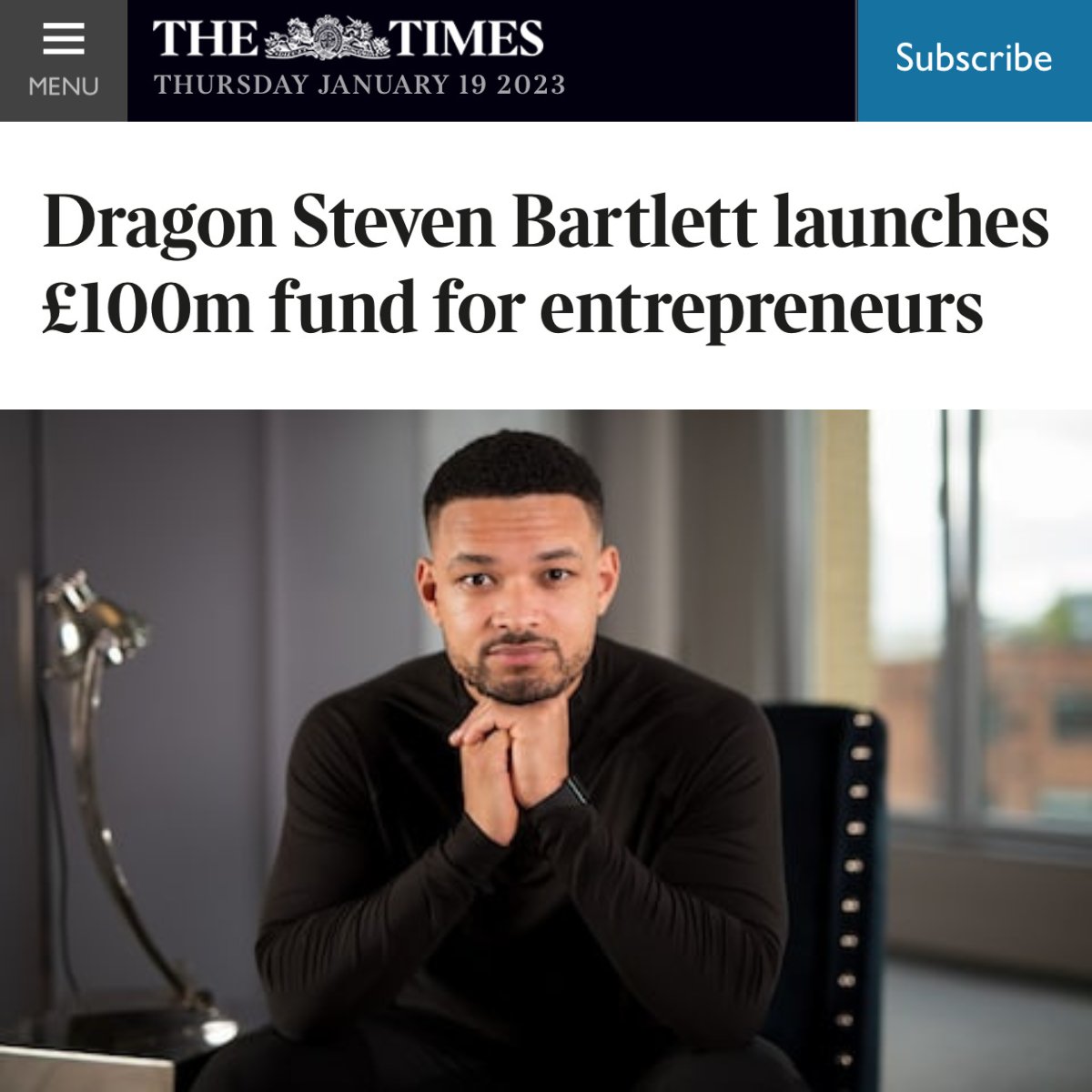 Steven Bartlett tweet media