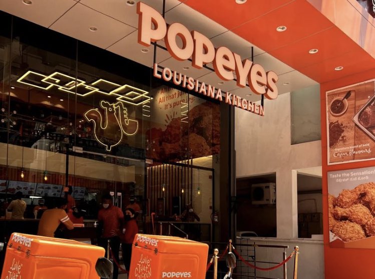 #Chennai gets its first US  #POPEYES Restaurant. 

Opening at #PhoenixMarketcity Mall  tomorrow - Jan 20th.