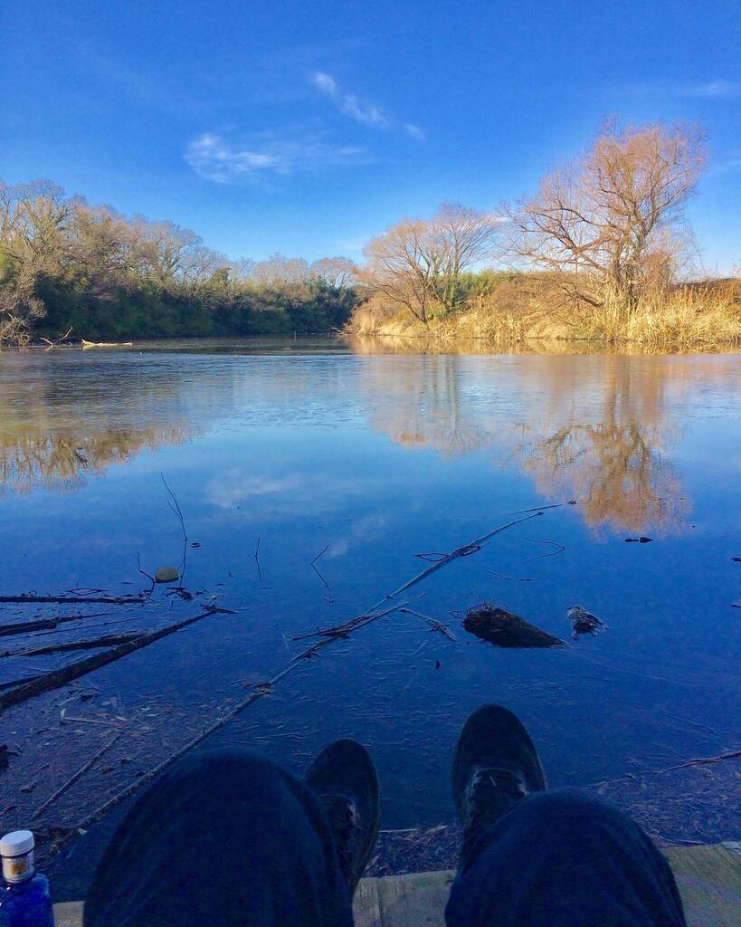 takuji_ichikawa's tweet image. I took a rest on the pier of the pond.
#pondphotography #pondreflection