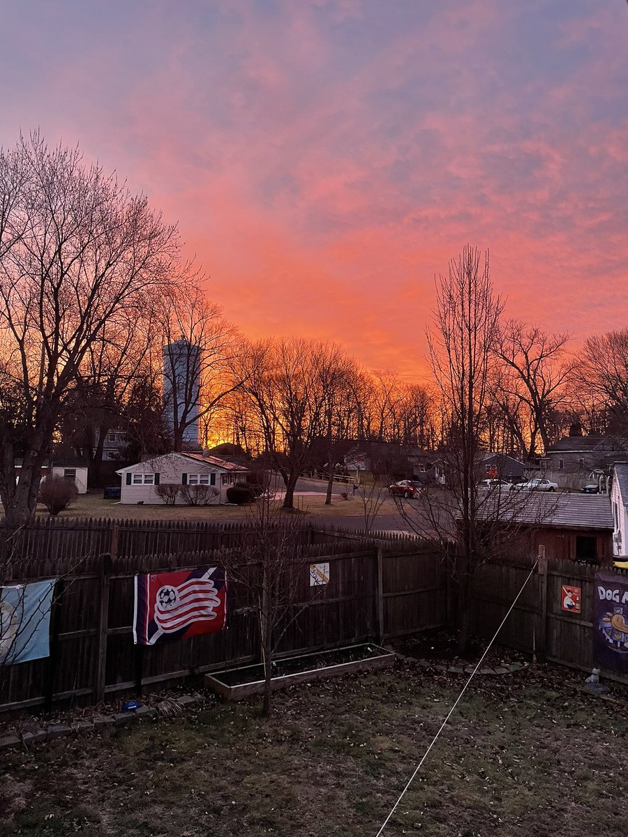 Good morning from the side of my house that doesn’t look at an idiot and his trash heaps!