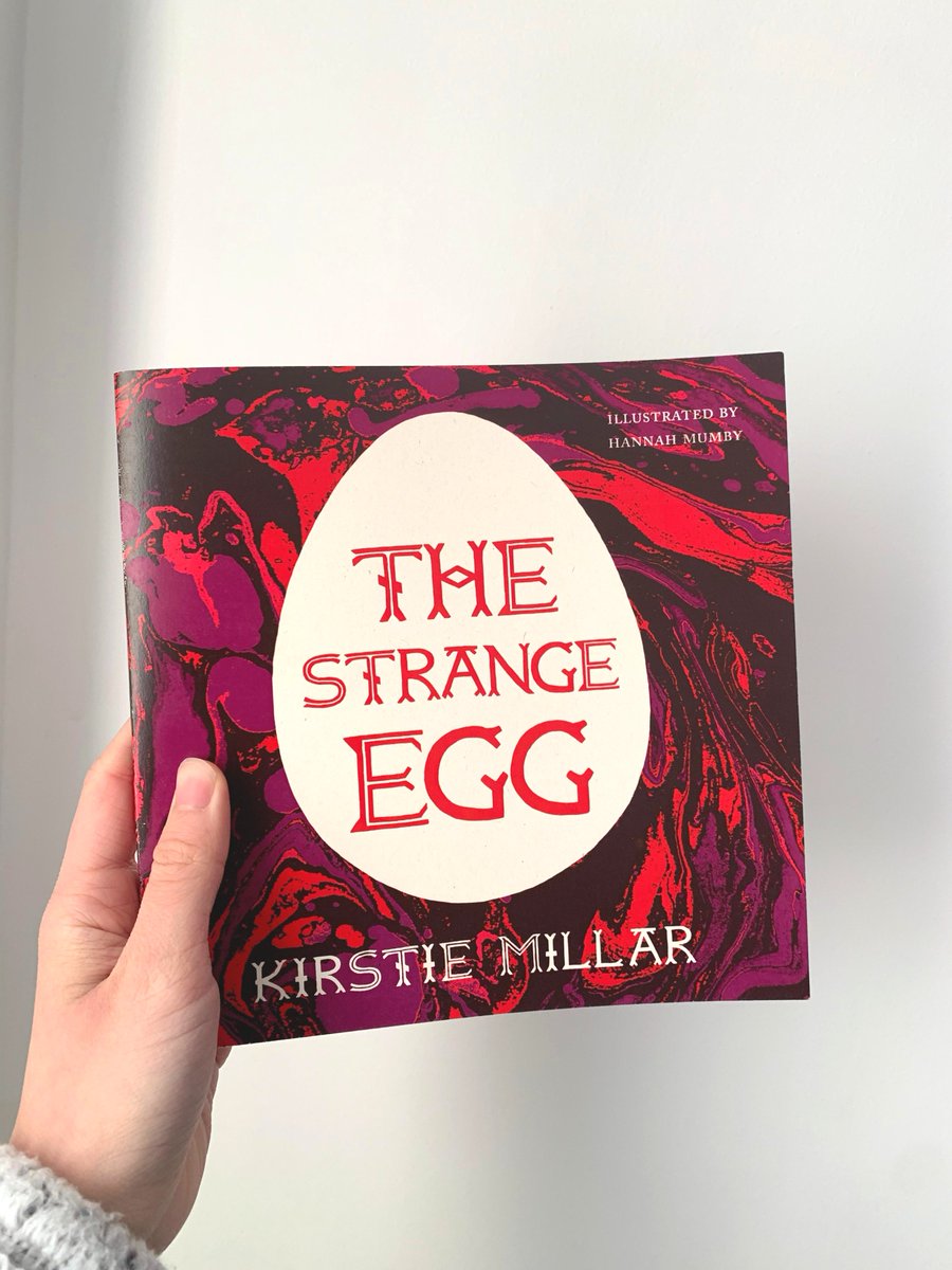 Happy book birthday to THE STRANGE EGG - congrats to @KirstieMillar! 🎉

Full of tender, unflinching, honest writing on the experience of endometriosis, this pamphlet-length prose poem reflects the injustice of abusive medical systems.

🥚 Available now: theemmapress.com/shop/art-squar…