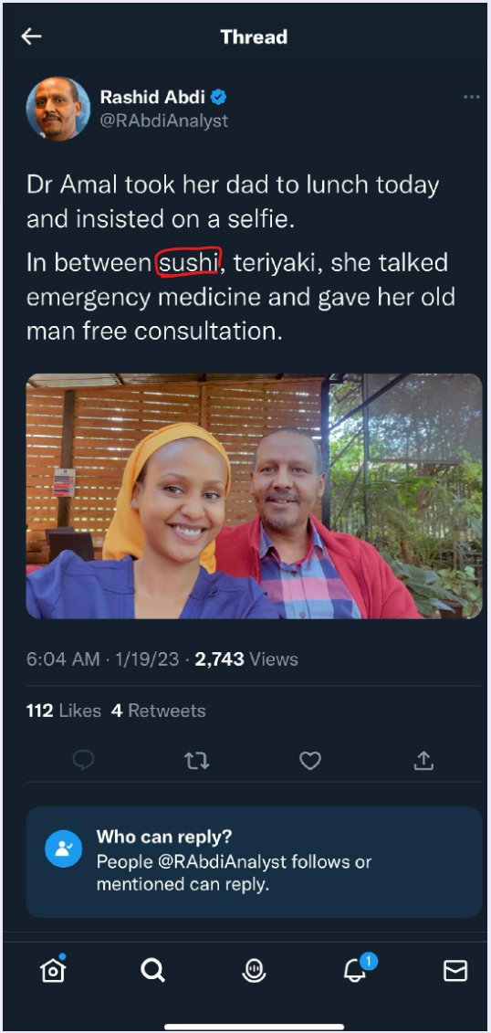 et_addis's tweet photo. @RAbdiAnalyst A couple of weeks back you blocked me because I responded to your tweet. I rest my case. Don't bother blocking me again. I will just create another account. Just try to be proud of your heritage and respect others culture. It is the right thing to do. https://t.co/AvFWbelap1