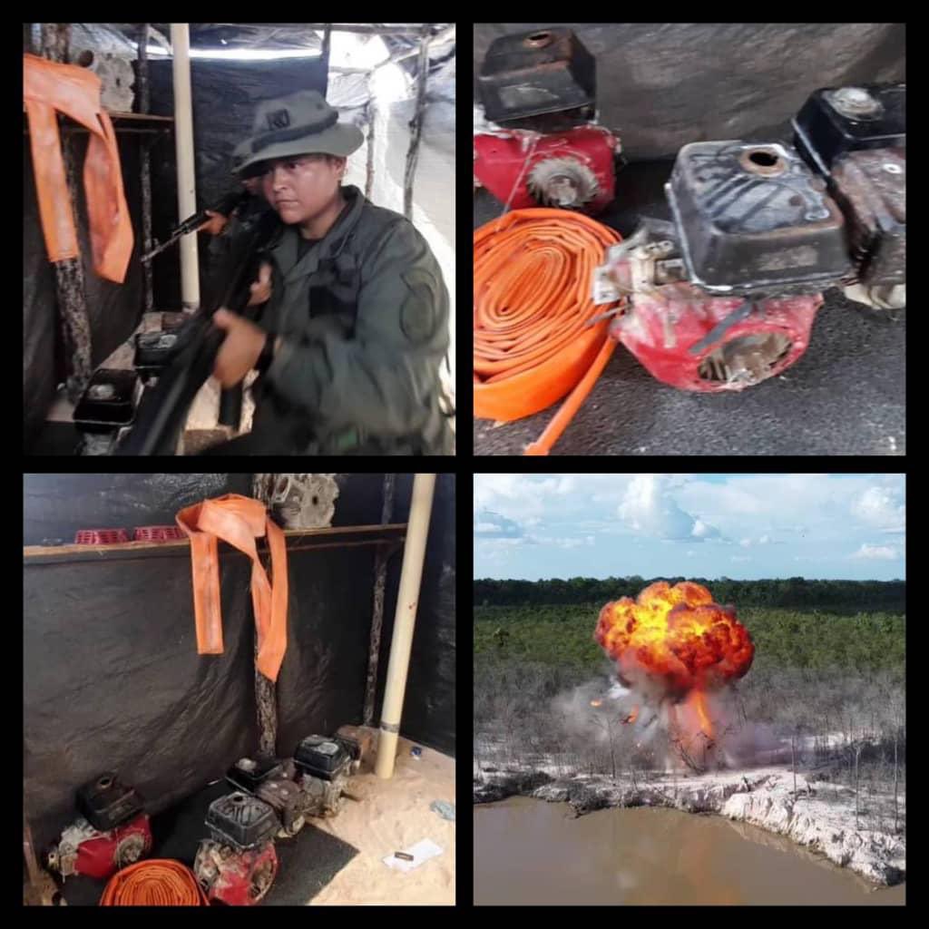 dhernandezlarez's tweet image. Operación Escudo Bolivariano “Autana 2023” #FANB desplegada en el territorio Amazonas Parque Nacional Yapacana, consolidando la protección ambiental, la seguridad y defensa nacional, localiza y desmantela campamento de minería ilegal.