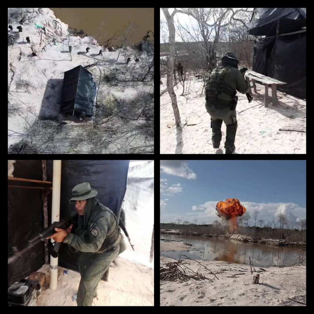 dhernandezlarez's tweet image. Operación Escudo Bolivariano “Autana 2023” #FANB desplegada en el territorio Amazonas Parque Nacional Yapacana, consolidando la protección ambiental, la seguridad y defensa nacional, localiza y desmantela campamento de minería ilegal.