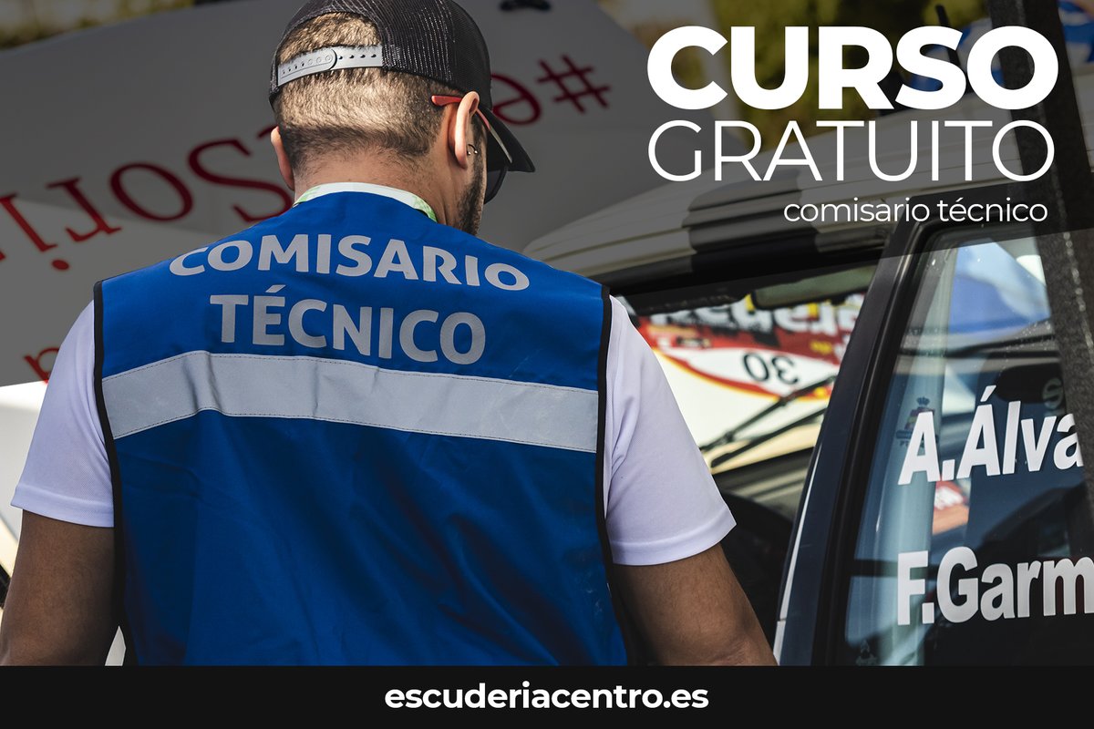 Escudería Centro (@escuderiacentro) on Twitter photo Tras el éxito de inscripción a los cursos de comisario de ruta y de cronometrador, junto con la <a href="/FedeMadAuto/">Federacion Madrileña de Automovilismo</a>, el <a href="/clubautomovil/">NEBAAM Nebrija</a> y la <a href="/Nebrija/">Universidad Nebrija</a>, organizamos un nuevo curso, ¡esta vez de comisario técnico! Tras el éxito de inscripción a los cursos de comisario de ruta y de cronometrador, junto con la <a href="/FedeMadAuto/">Federacion Madrileña de Automovilismo</a>, el <a href="/clubautomovil/">NEBAAM Nebrija</a> y la <a href="/Nebrija/">Universidad Nebrija</a>, organizamos un nuevo curso, ¡esta vez de comisario técnico!