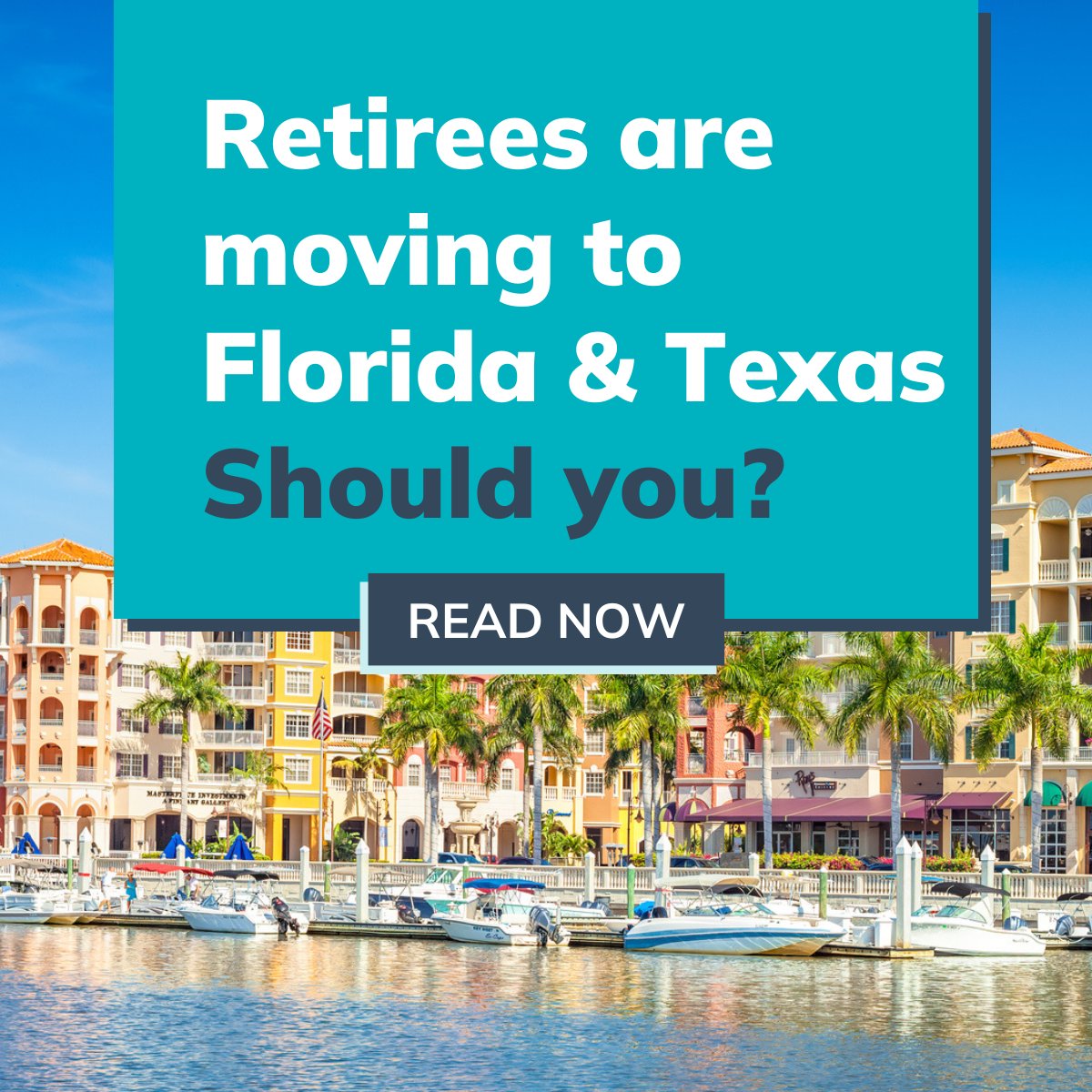 #Retirees are moving to #Florida and #Texas — should you? Read now: bit.ly/3J32H17 
#Nobul #realestate #floridarealestate #texasrealestate #torontorealestate #vancouverrealestate #usrealestate #canadarealestate #housingmarket #costofliving #homebuying #lowtaxes