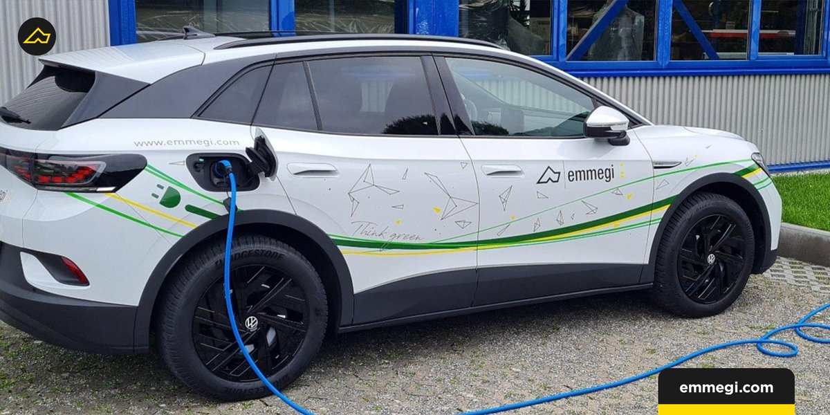🇩🇪 We have installed 5 new electric chargers in #EmmegiDeutschland just in time before our new electric car arrived. 

Emmegi Deutschland thinks green…and you?