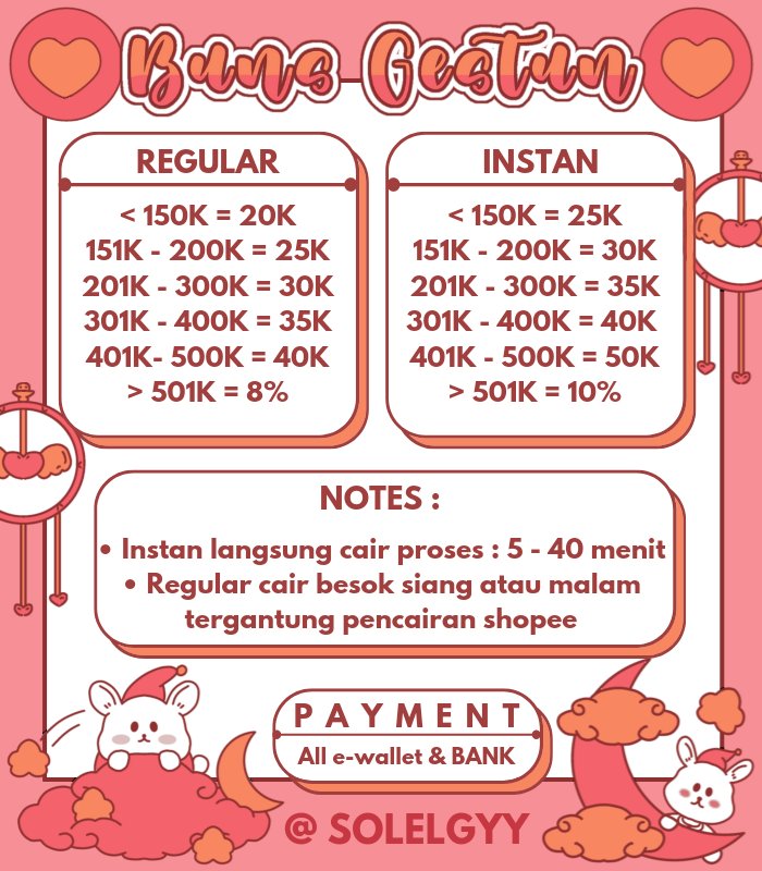 tnrough's tweet image. Saya bisa kak sini get 9 jutaa sini kak sung cair after co 💖

✨ testi 5,500+ real 
✨ TRUSTED! since 2019
✨ pernah nanganin nom 10 juta up

☎ : dm atau wa tiny.cc/WA-Buns
🌸 : testi tiny.cc/Testi-Buns