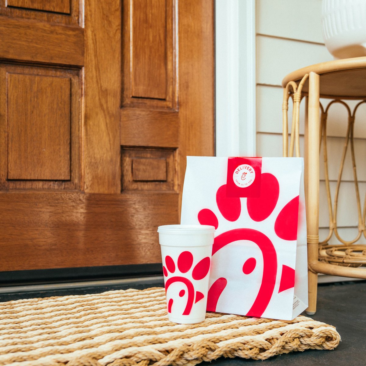 Your favorites delivered in a tap on the Chick-fil-A® App.