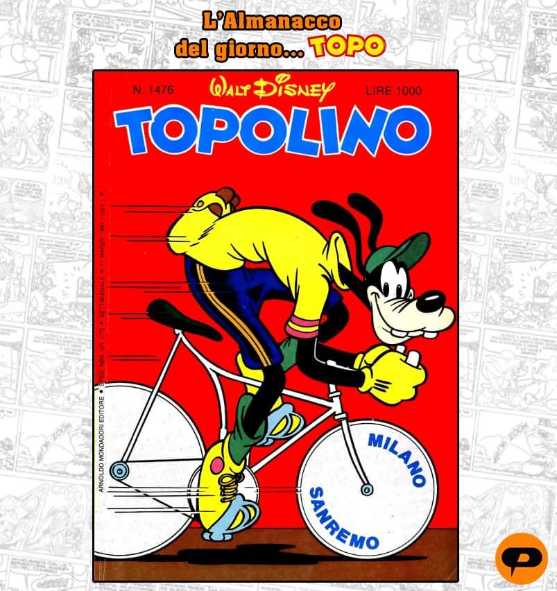 Oggi, 19 gennaio 1984

A Città del Messico il ciclista italiano Francesco Moser batte il record di distanza sull'ora, percorrendo con la sua bicicletta 50,808 km. Marco Rota lo omaggiò così su <a href="/TopolinoIT/">Topolino Magazine</a>.

#Papersera #AccaddeOggi #Disney #Topolino #Moser #Ciclismo #bike #record