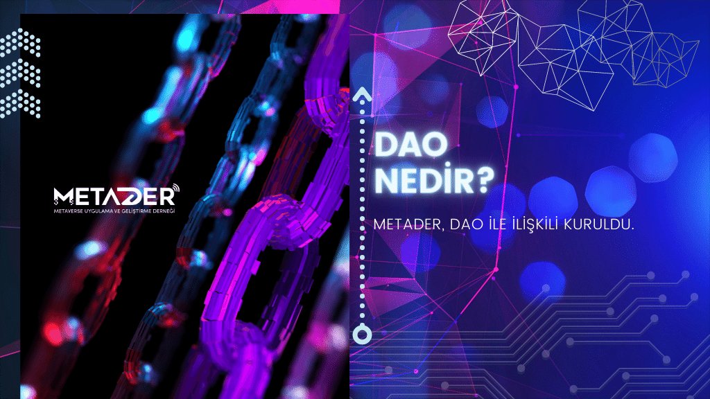 metaverseder's tweet photo. DAO Nedir?
Manuel bir tanım ararsak, kodlarla yönetilen kuruluşlar olduklarını söyleyebiliriz.
Devamı için -> https://t.co/C9rZvX6bAP
#Metaverse #dao #blockchain #nft #crypto #community #VirtualReality #AugmentedReality #ArtificialIntelligence #metader https://t.co/oYU5YI92Tw