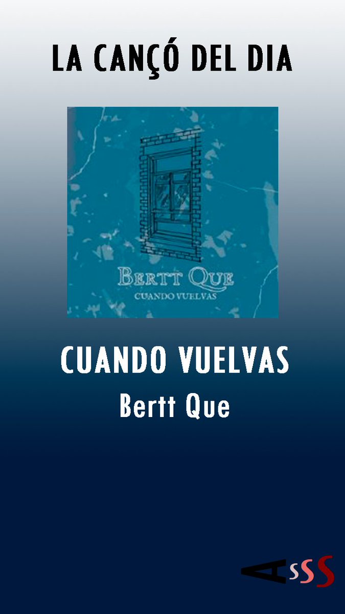 #AvuiSona com a #Cançódeldia #CuandoVuelvas de <a href="/BerttQue/">BerttQue_oficial</a>!

Un dels senzills que l'artista va incloure al seu àlbum de deut, #SERQUIENSOY (2022). Un tema amb un missatge esperançador, tot i plasmar l'enyorança que pot provocar la pèrdua d'un amor 👇

youtu.be/Fd1DlLGp4Yw