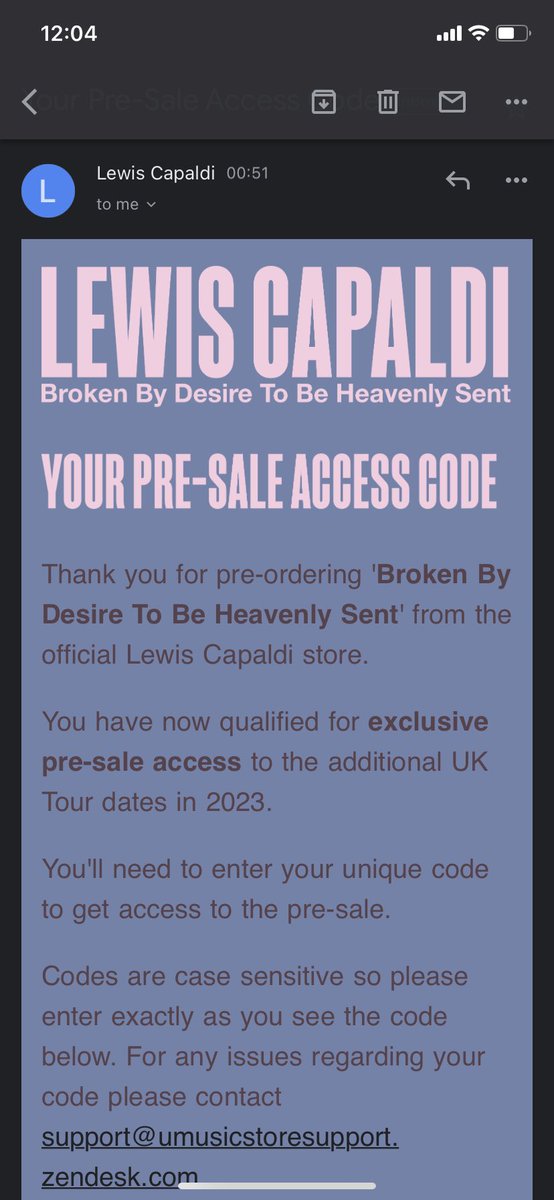 leonawelsh's tweet photo. @amyyymmm oh yeah I know. People should 100% be mad because id be the same. I was just pointing out that buying the album was optional because I hadn’t paid a thing. You could sign up and still get one, I guess I was lucky that mines got sent and I was able to grab ticks https://t.co/l0k93JBYdA