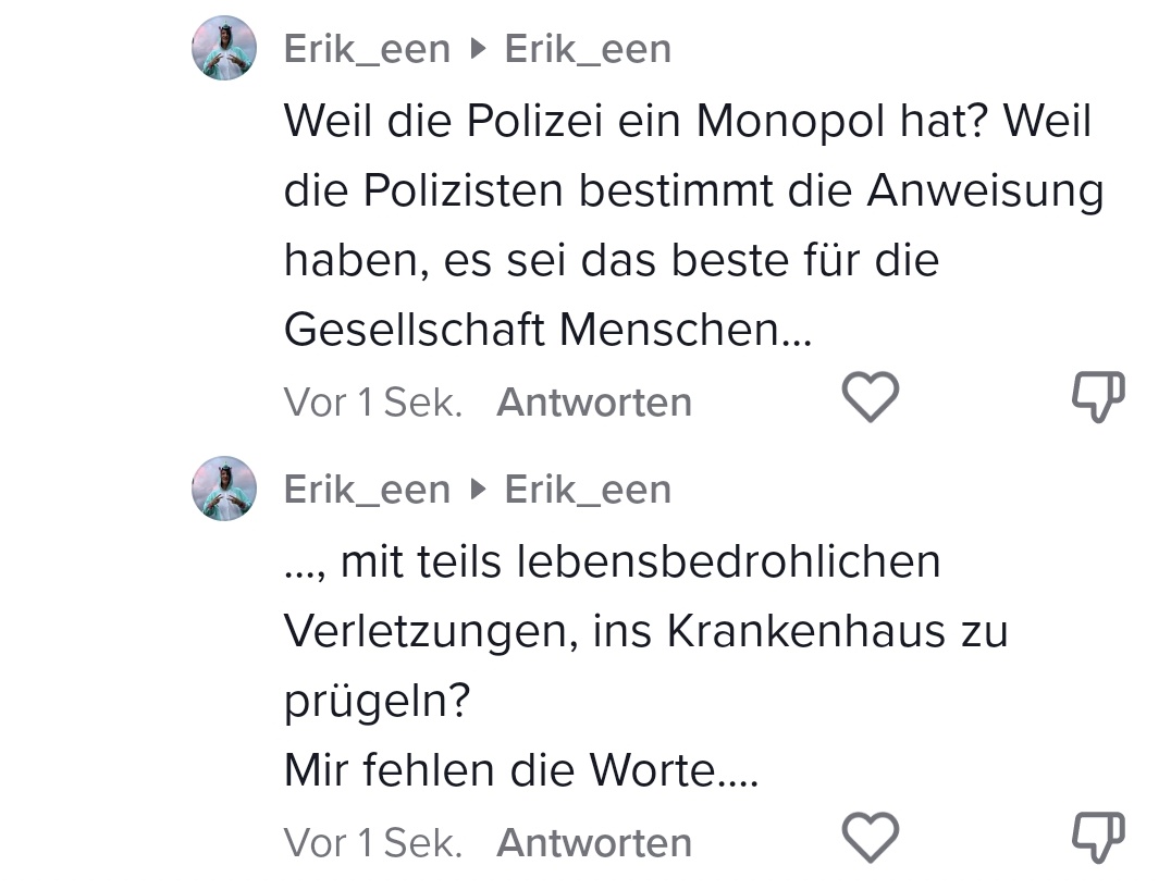 Mir fehlen die Worte zu diesem Video....  #LuetziBleibt #Luetzerath 
vm.tiktok.com/ZMYeS8Yo9/