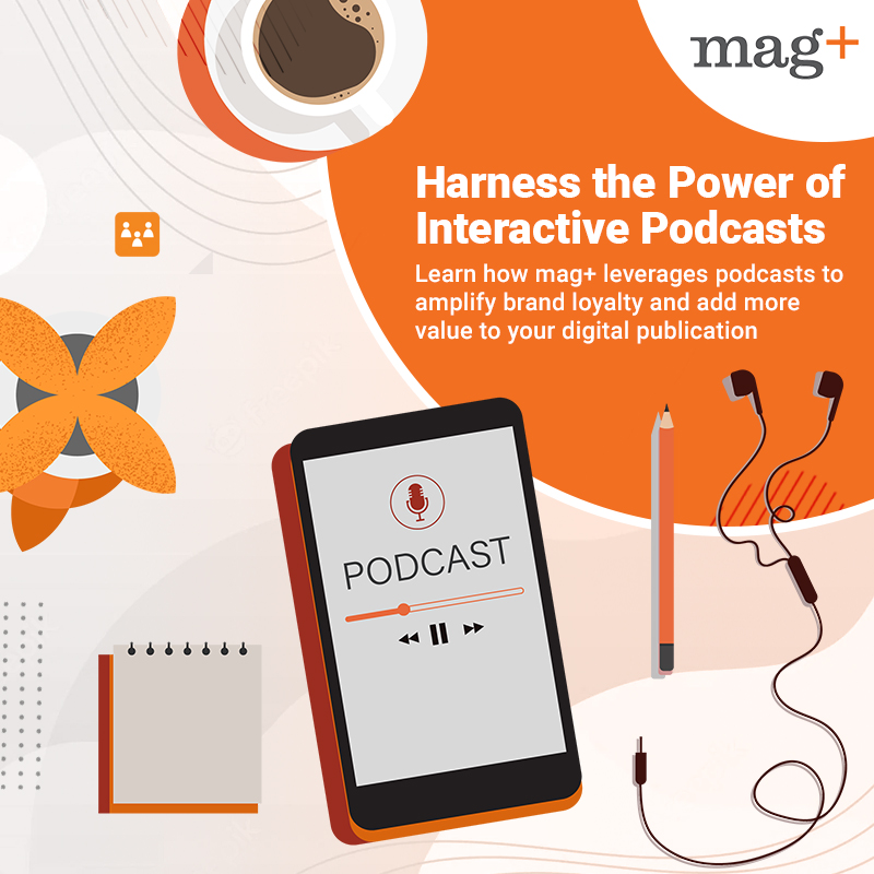 magplus's tweet photo. Bring in some entertainment into the lives of your audience with mag+’ Interactive #Podcasts. This feature makes your #magazineapp more playful by adding podcasts, thus amplifying #brandloyalty while adding value to your existing publication.

Read more: https://t.co/FCHeaBEx8q https://t.co/c0LAO51Svb
