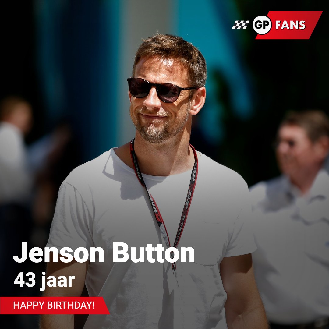 Jenson Button viert vandaag zijn 43ste verjaardag.
Happy Birthday Jenson Button     