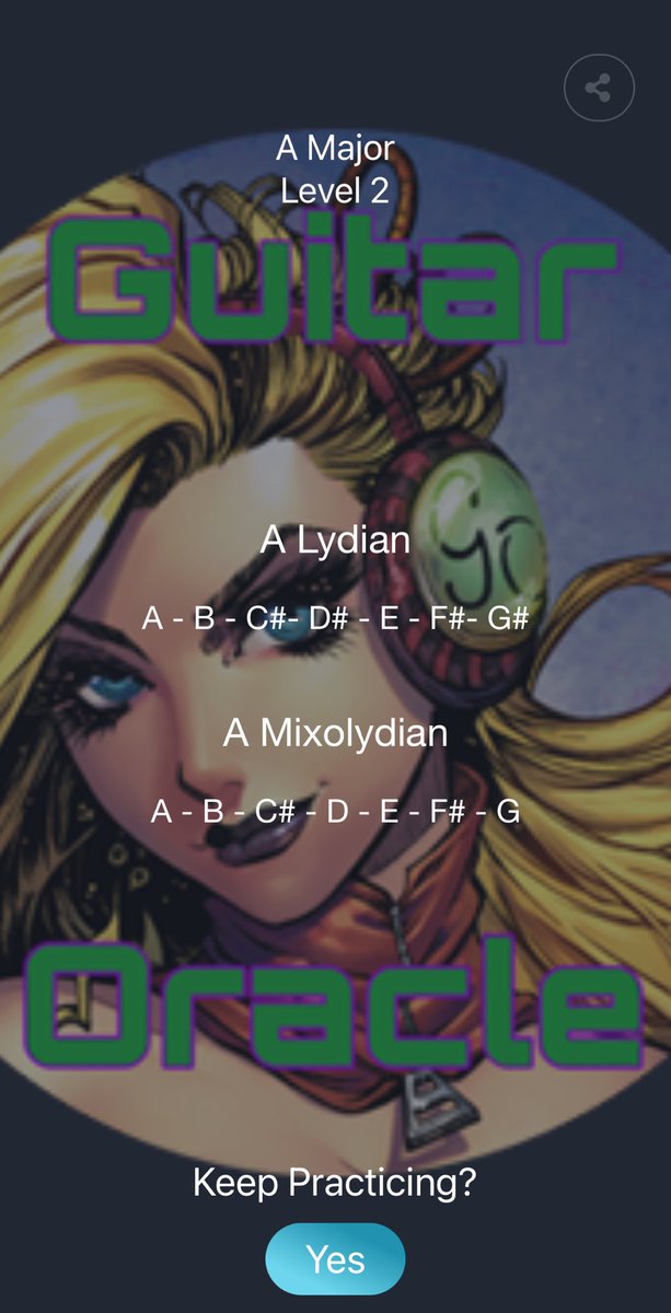 OracleGuitar's tweet photo. Guitar Oracle today’s guitar scales are A Lydian and A Mixolydian! Which do you prefer? https://t.co/l1NdPtG2Wh