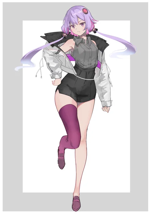 ゆかりさんあと少し描く 