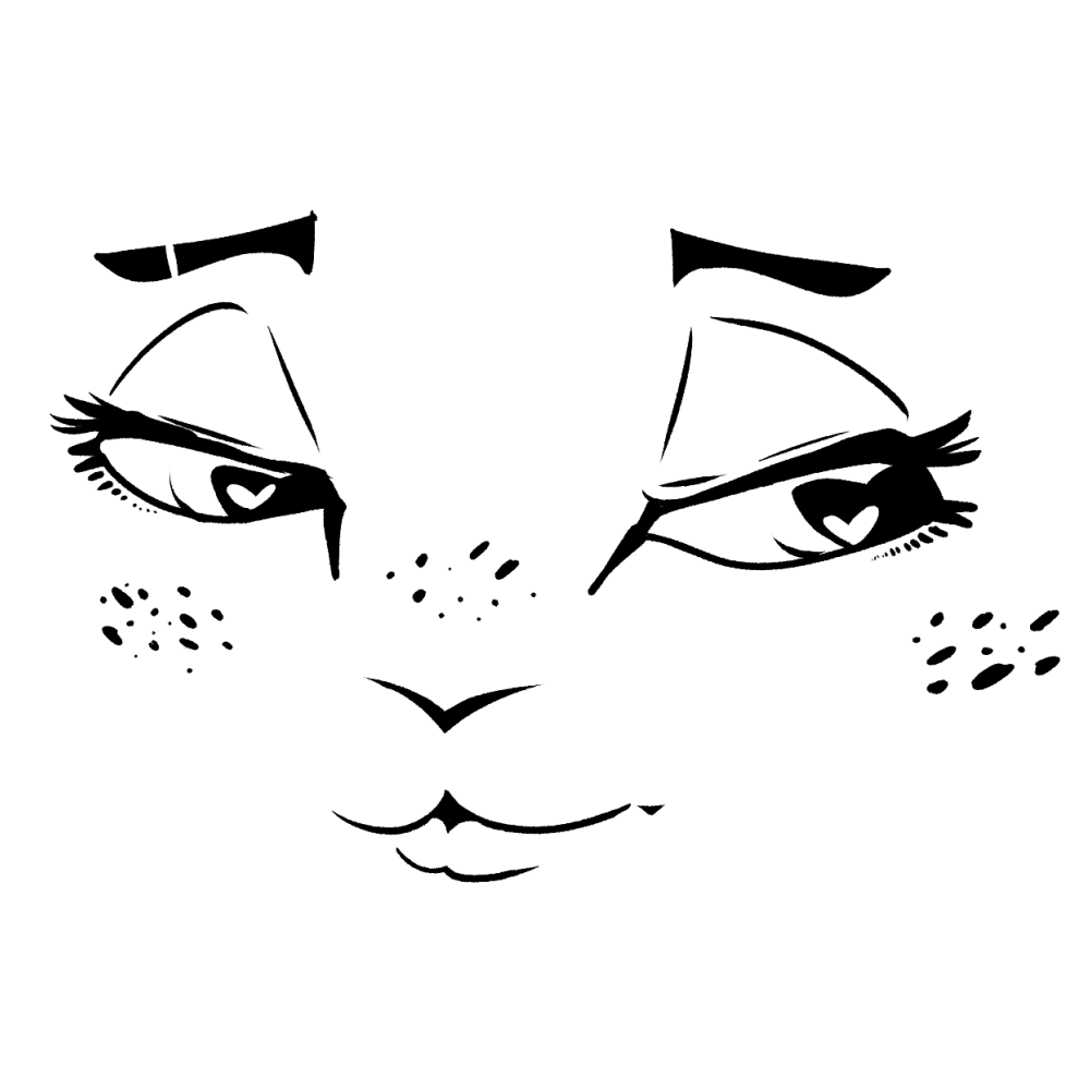 orchidbark's tweet photo. I usually draw the face first, so when I hide the draft layer I end up with a pretty great icon sometimes, lol #furry https://t.co/2RncgMeLMc