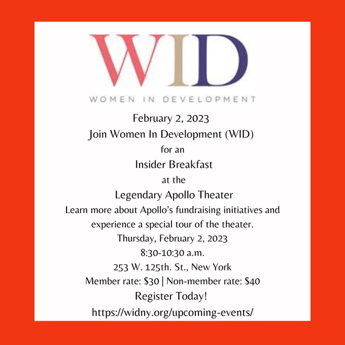 Image from Women In Development (@wid_ny)