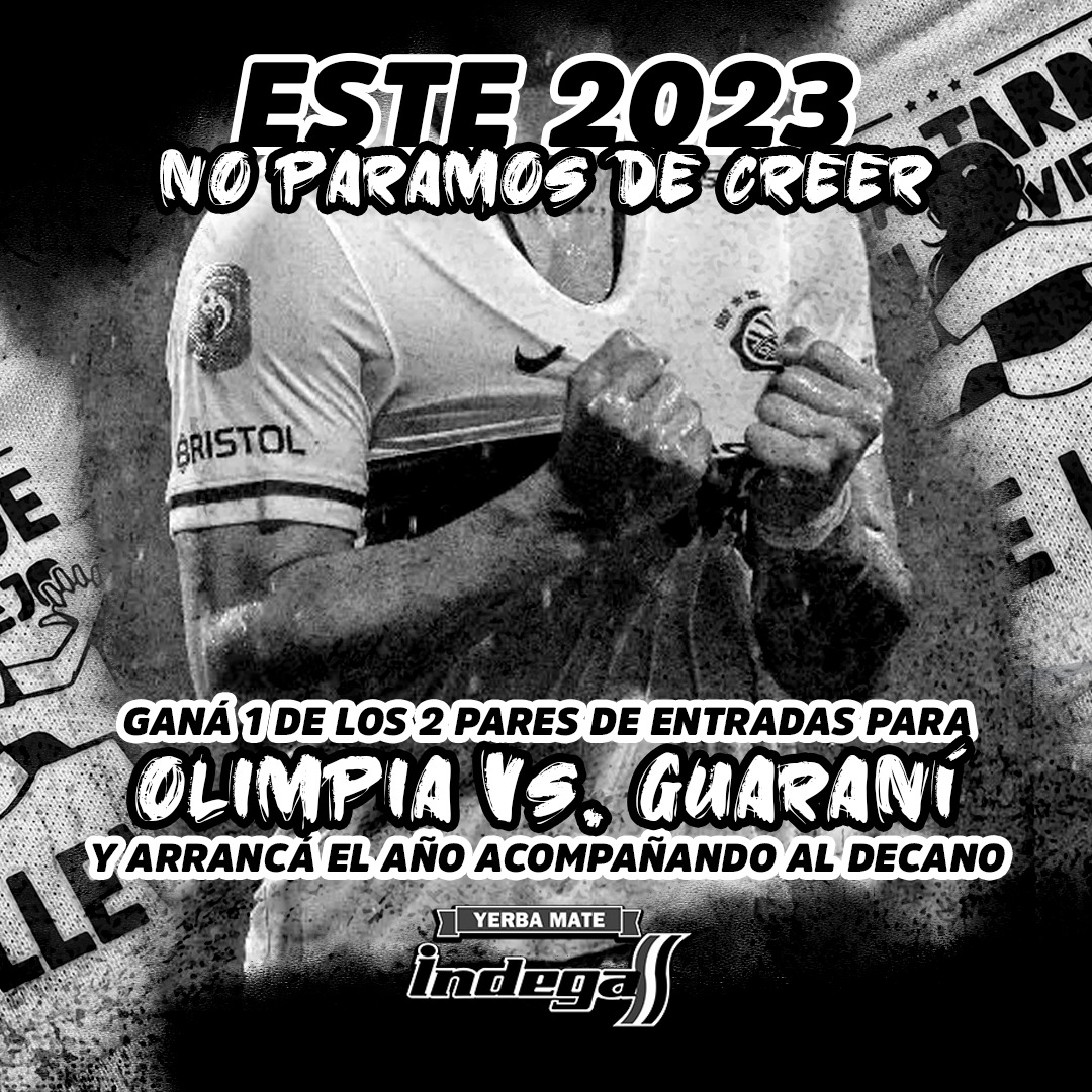 yerbamateindega's tweet photo. Ganá 1 de los 2 pares de entradas a preferencias para @elClubOlimpia vs. Guaraní

⭐️ Seguinos ⭐ Dale RT, Like y etiquetá a tu acompañante⭐️️

Sorteamos este Viernes al mediodía, el evento arranca a las 18 hs., se estrenará la NUEVA CASACA.

#OlimpiaMiOrgullo #YerbaMateIndega https://t.co/C9oXh9tlHR