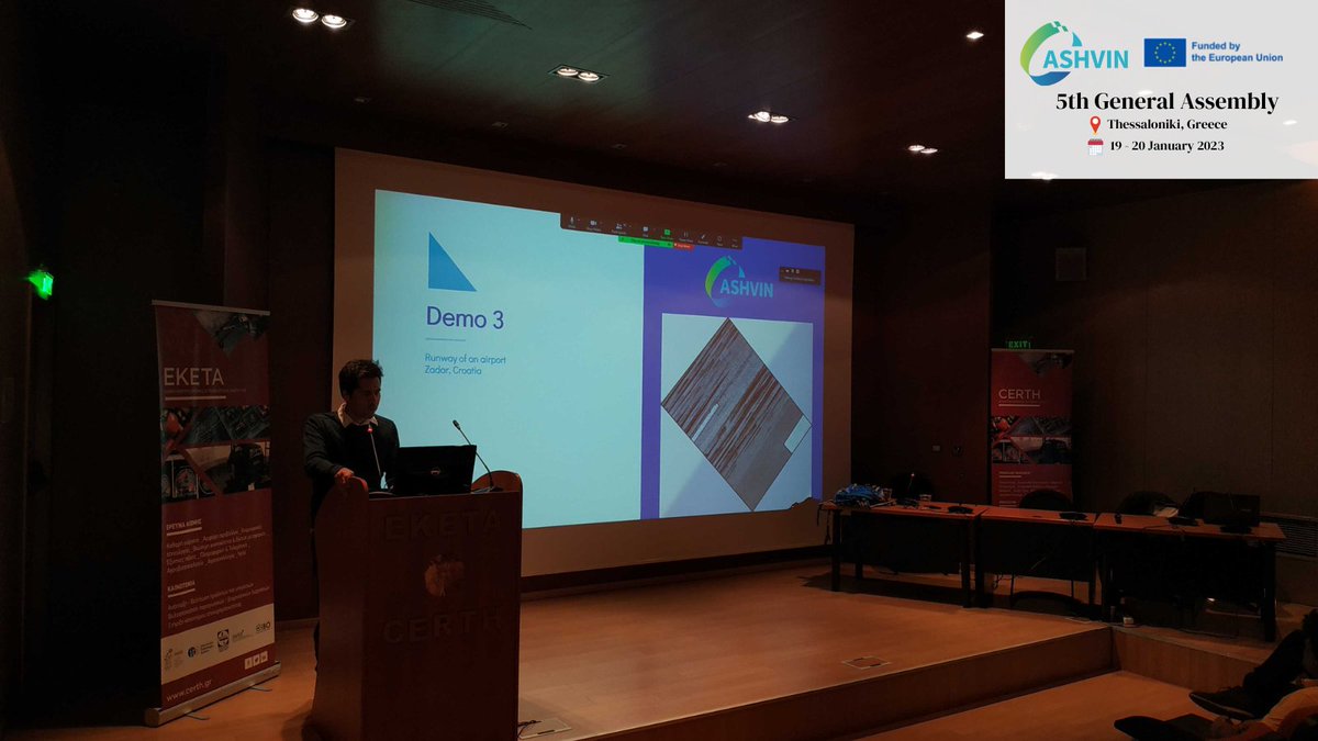 AshvinH2020's tweet image. Next we have #RolandoChacon leading #WP5.

"Digital Twin Based structural monitoring and asset management showcases the integration of the 3 #ASHVINTools:  
⚙ #GISI
⚙ #MatchFem 
⚙ #RISA 
deployed at several #ASHVINDemonstrators ."

@CERTHellas #DigitalTwin @HorizonEU