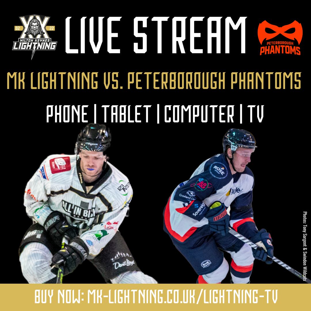 MK Lightning Ice Hockey on Twitter "Can't make it tonight as it's a