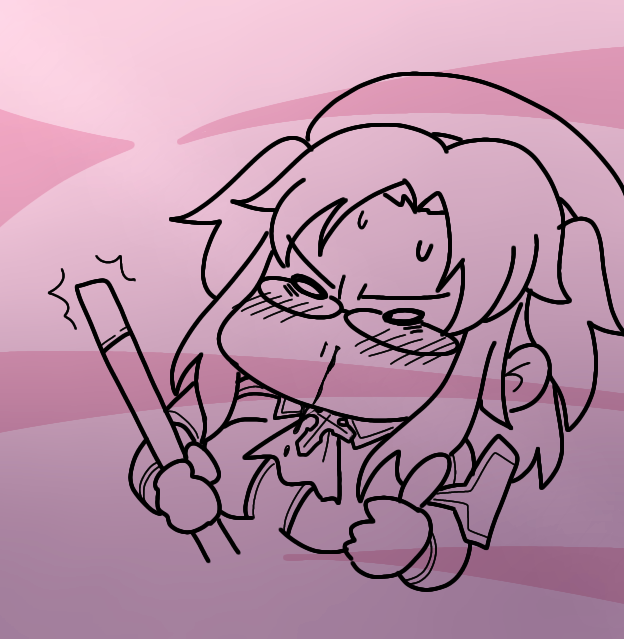 右下の忌夢、けっこう気に入ってます。

忌夢は閃乱カグラの中でも一番好きなキャラなので、いつか彼女メインの一枚をちゃんと描きたいですね。 