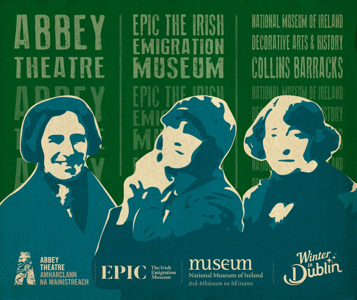 Discover ground-breaking Irish female historical figures at some of Dublin's most iconic cultural sites this January!

Experience free, unmissable pop-up theatrical performances on January 28th! ⭐️

👉 bit.ly/3Zw5mGi

#WinterInDublin
