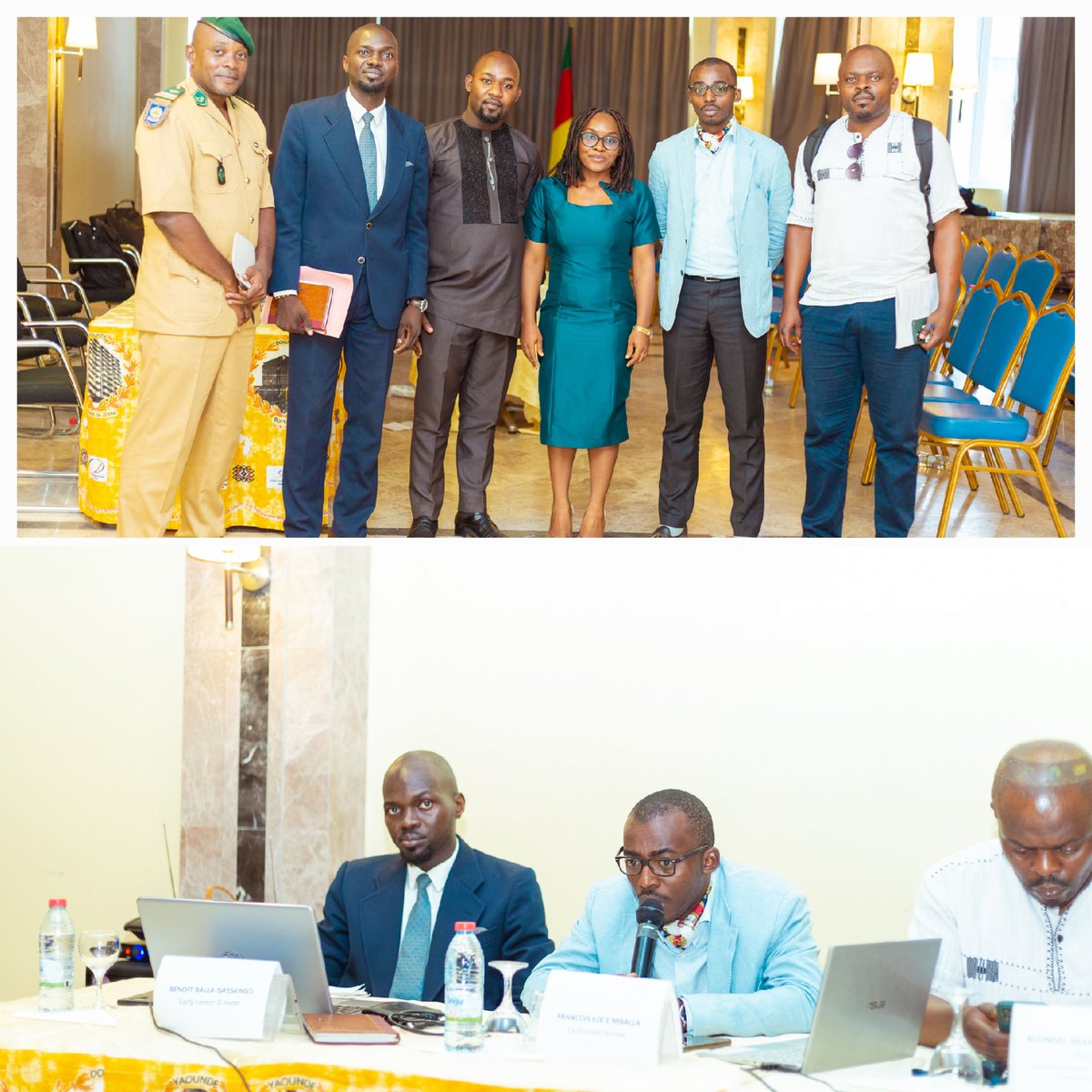 Dans le cadre du dissemination event, organisé avec le soutien de <a href="/USIP/">U.S. Institute of Peace</a>,  François Eze'e Atangana et Benoît Balla <a href="/BallaGassango/">Balla Gassango Benoît</a> Chercheurs au <a href="/2Ceides/">CEIDES 2</a> ont partagé les conclusions de leurs recherches sur les investissements miniers consentis par des opérateurs chinois au Cameroun