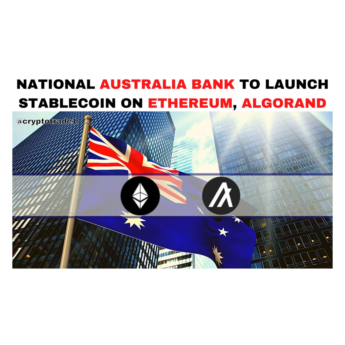 DogeCoin_DOGE1's tweet photo. National Australia Bank (NAB) will become the second of the country’s major financial institutions to launch a stablecoin, a top executive told the Australian Financial Review (AFR).
The coin, dubbed AUDN, will launch on the Ethereum and Algorand blockchains later this year. https://t.co/UQ8ti1Mbc6