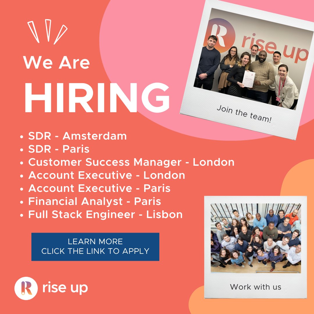 Come and play an important role within our team! 🚀

Benefit from:
#1 Working with our super-friendly team
#2 Our bonus monthly health care allowance
#3 Travelling to our other European offices

Discover the full list of vacancies here: hubs.ly/Q01yz7Z40

#RiseUp #LMS #LXP