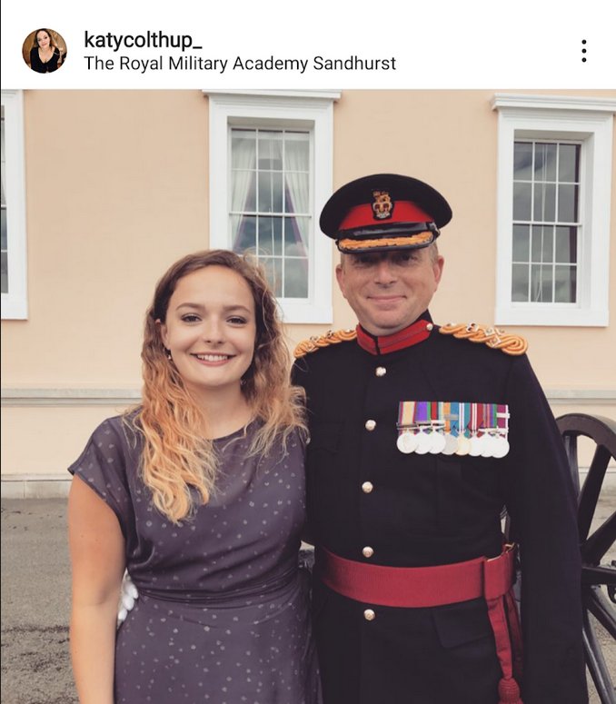 Poor Katy Colthop: alumnus of the £20k a term St Peter's School in York. Daughter of Brigadier David Colthup CBE. 30p Lee Anderson wants us to think she's comparable to nurse who uses a food bank! #30pLee #ToryScum #GeneralElectionNow