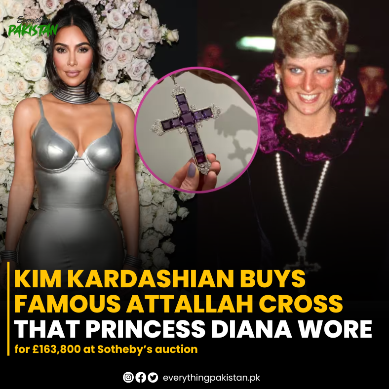 everythingpakistan.pk/kim-kardashian…

#news #latest #Diana #princessdiana #princessofwales #Kim #kimkardashian #kimk #kardashian #sothebys #auction #attallahcross #pendant #amethyst #jewelry #royaljewellery #Royal #royalandnoble #london #entertainment #entertainmentnews #everythingpakistan