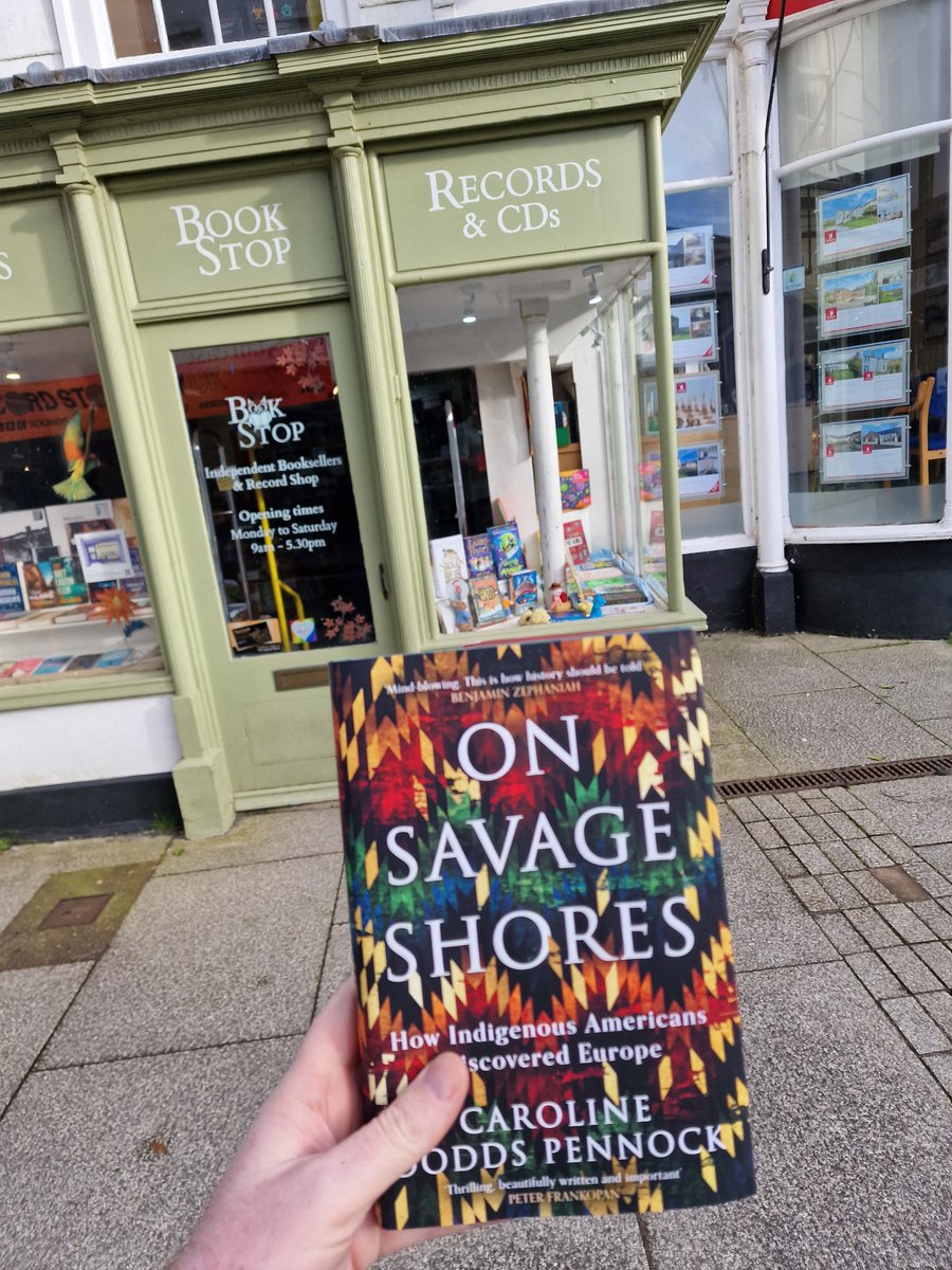 Stopped into @BookStop1 to buy #OnSavageShores by @carolinepennock.

Lovely.