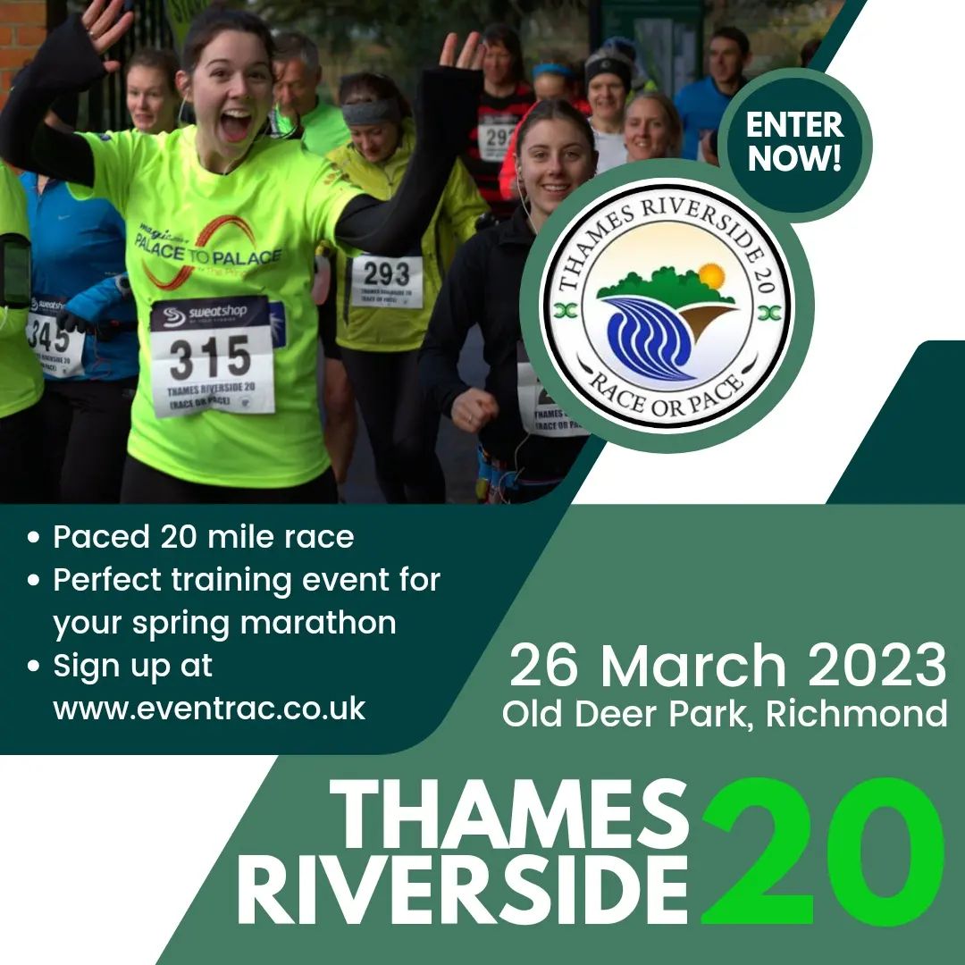 Hey <a href="/ealingeagles/">Ealing Eagles</a> 
 - if any of your members need a 20 mile event, organised by a local running club in preparation for spring marathons - please send them our way!